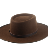 The Renegade: Profile view emphasizing the hat’s classic western silhouette | Agnoulita Hats