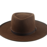 The Renegade: Front view emphasizing the hat’s classic western silhouette | Agnoulita Hats