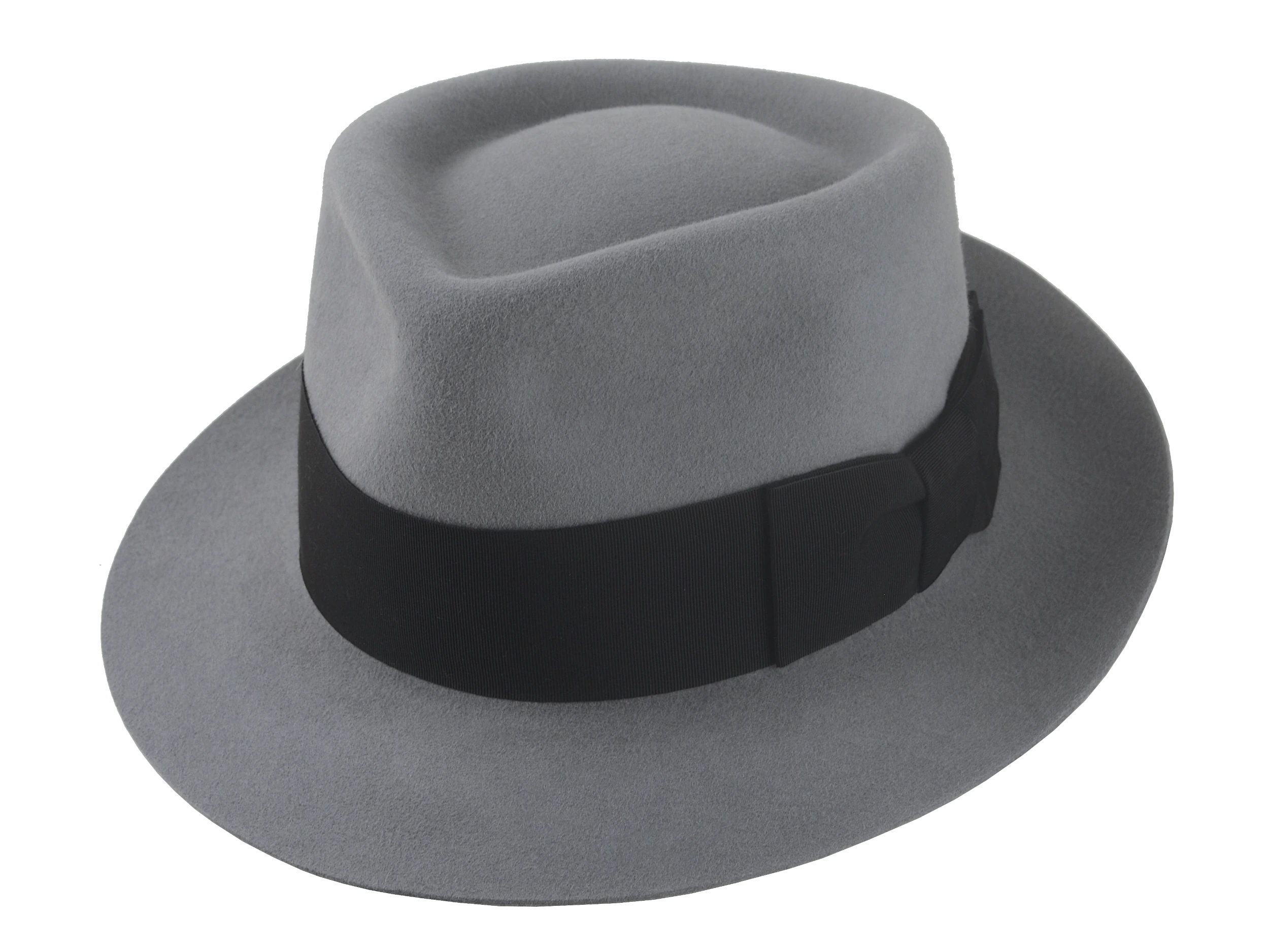 Full view of the Rick's Reserve Fedora with focus on overall silhouette | Agnoulita Hats