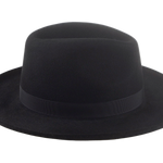The ROCCO | Agnoulita Custom Handmade Hats Agnoulita Hats 5 | Black, Center-dent, Men's Fedora, Rabbit fur felt