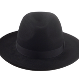 The ROCCO | Agnoulita Custom Handmade Hats Agnoulita Hats 6 | Black, Center-dent, Men's Fedora, Rabbit fur felt