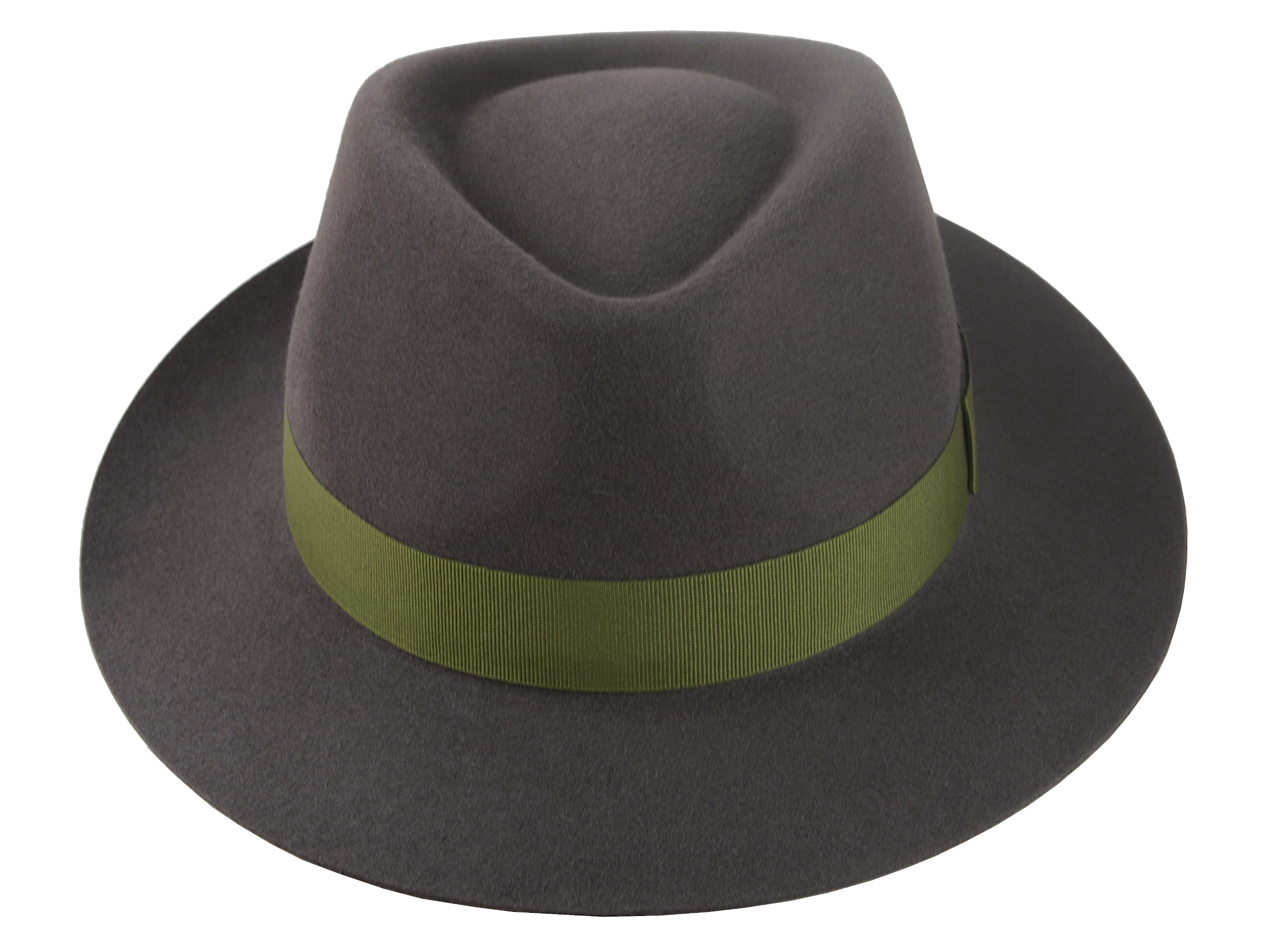 The Rook: Frontal view capturing the hat's sleek and fashionable silhouette | Agnoulita Hats