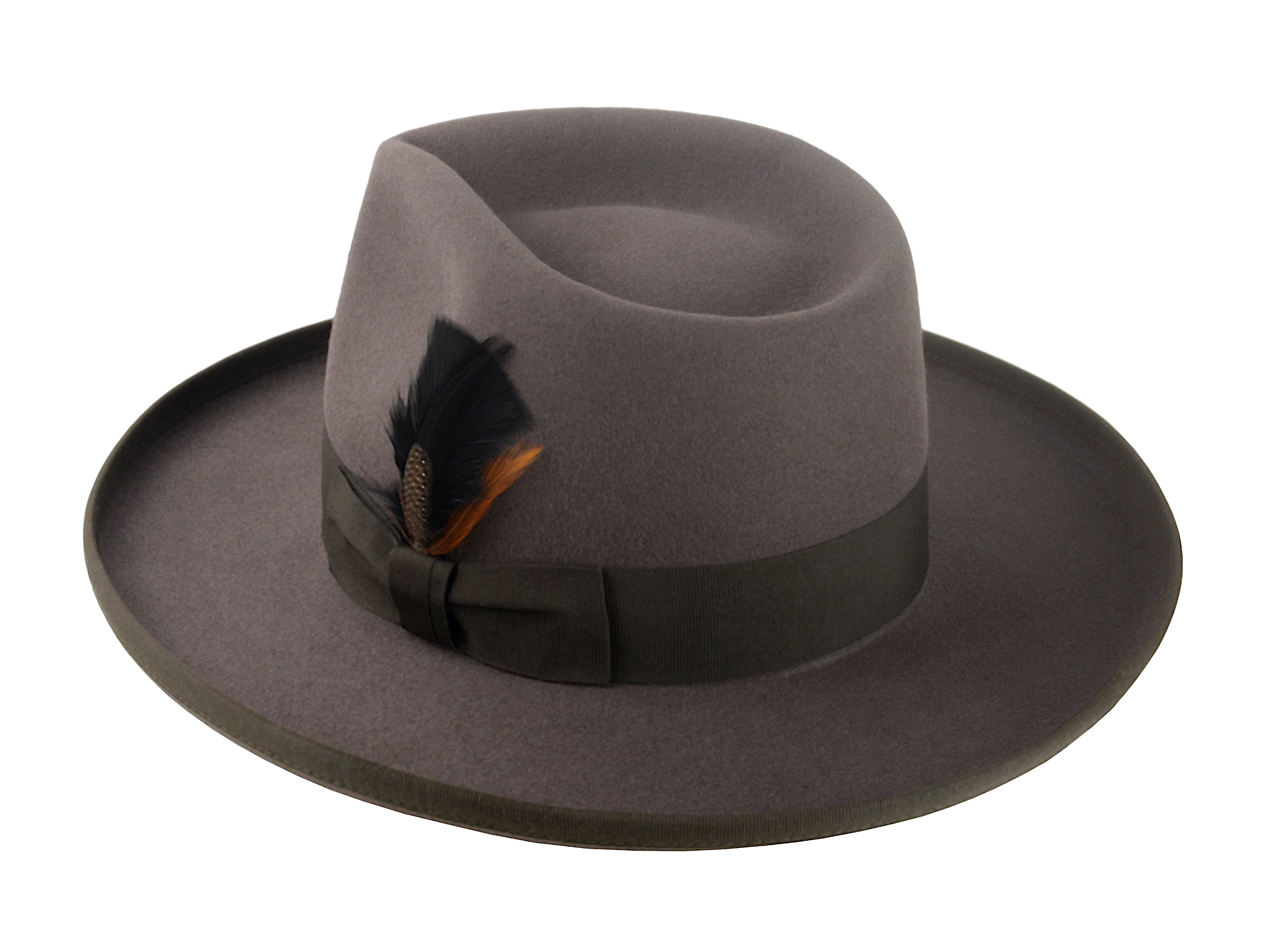 The Rooster: Highlighting the hat's symmetry and expert stitching | Agnoulita Hats