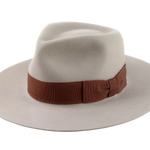 The RUSTY ELEVEN | Agnoulita Custom Handmade Hats Agnoulita Hats 1 | Beige, Rabbit fur felt, Teardrop, Wide Brim Fedora