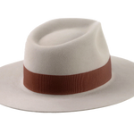 The RUSTY ELEVEN | Agnoulita Custom Handmade Hats Agnoulita Hats 4 | Beige, Rabbit fur felt, Teardrop, Wide Brim Fedora