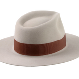 The RUSTY ELEVEN | Agnoulita Custom Handmade Hats Agnoulita Hats 4 | Beige, Rabbit fur felt, Teardrop, Wide Brim Fedora