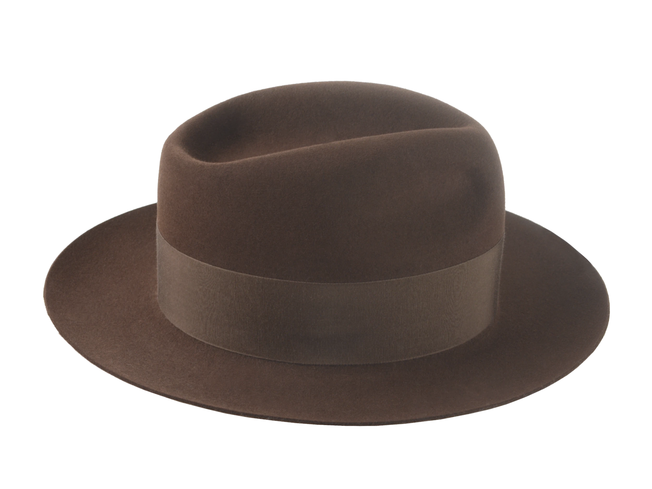 The Savoy: Side profile emphasizing the hat's iconic slope-back style | Agnoulita Hats