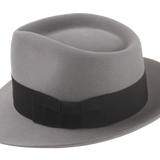 The Shadows: Detailed view of the 2" grosgrain ribbon hatband | Agnoulita Hats