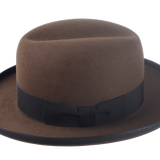 The Signature - Elegant Brown Beaver Fur Felt Homburg Hat for Men | Agnoulita Quality Custom Hats 2