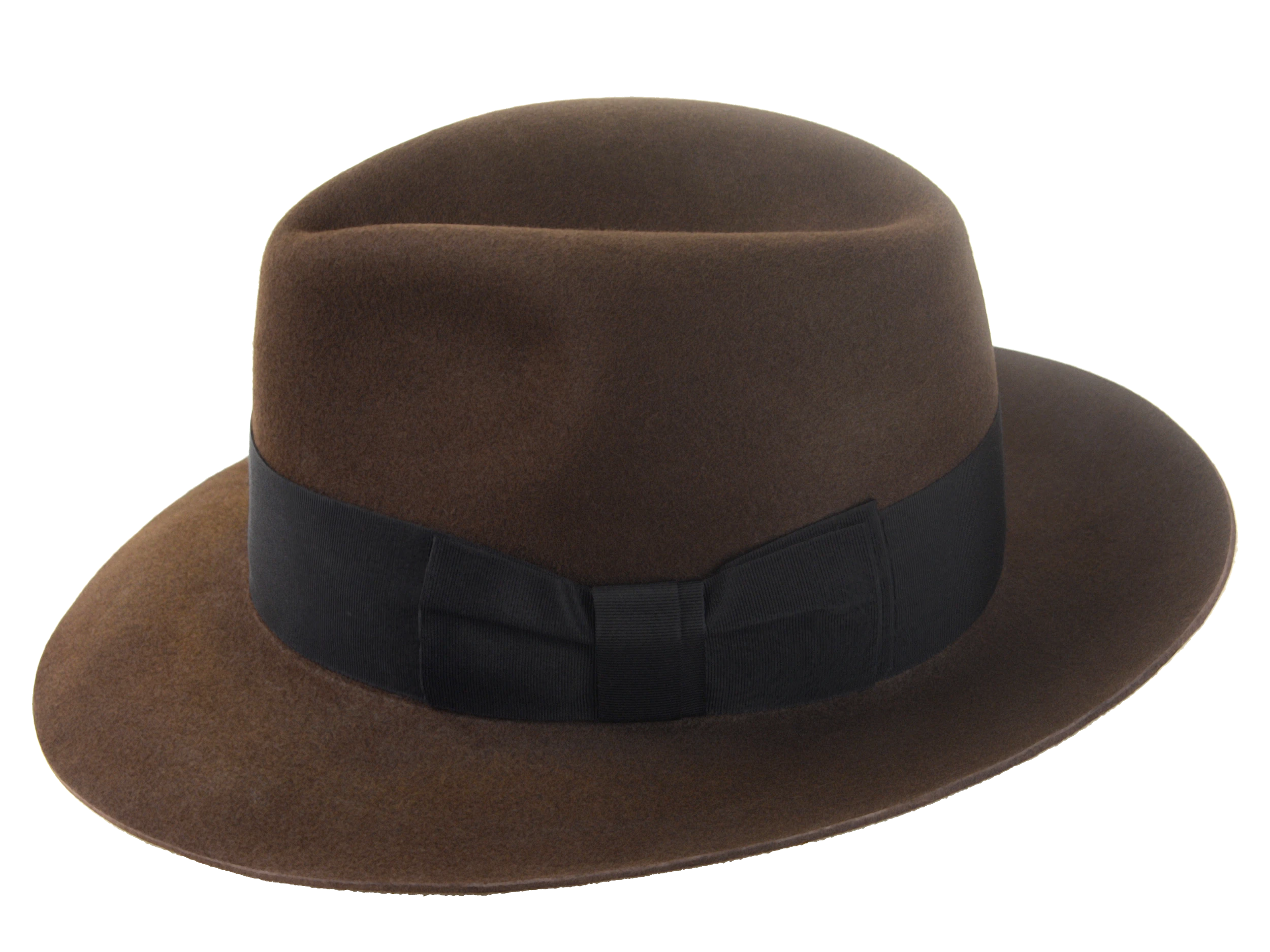 The Silkstone: Highlighting the 2-inch grosgrain ribbon hatband | Agnoulita Hats