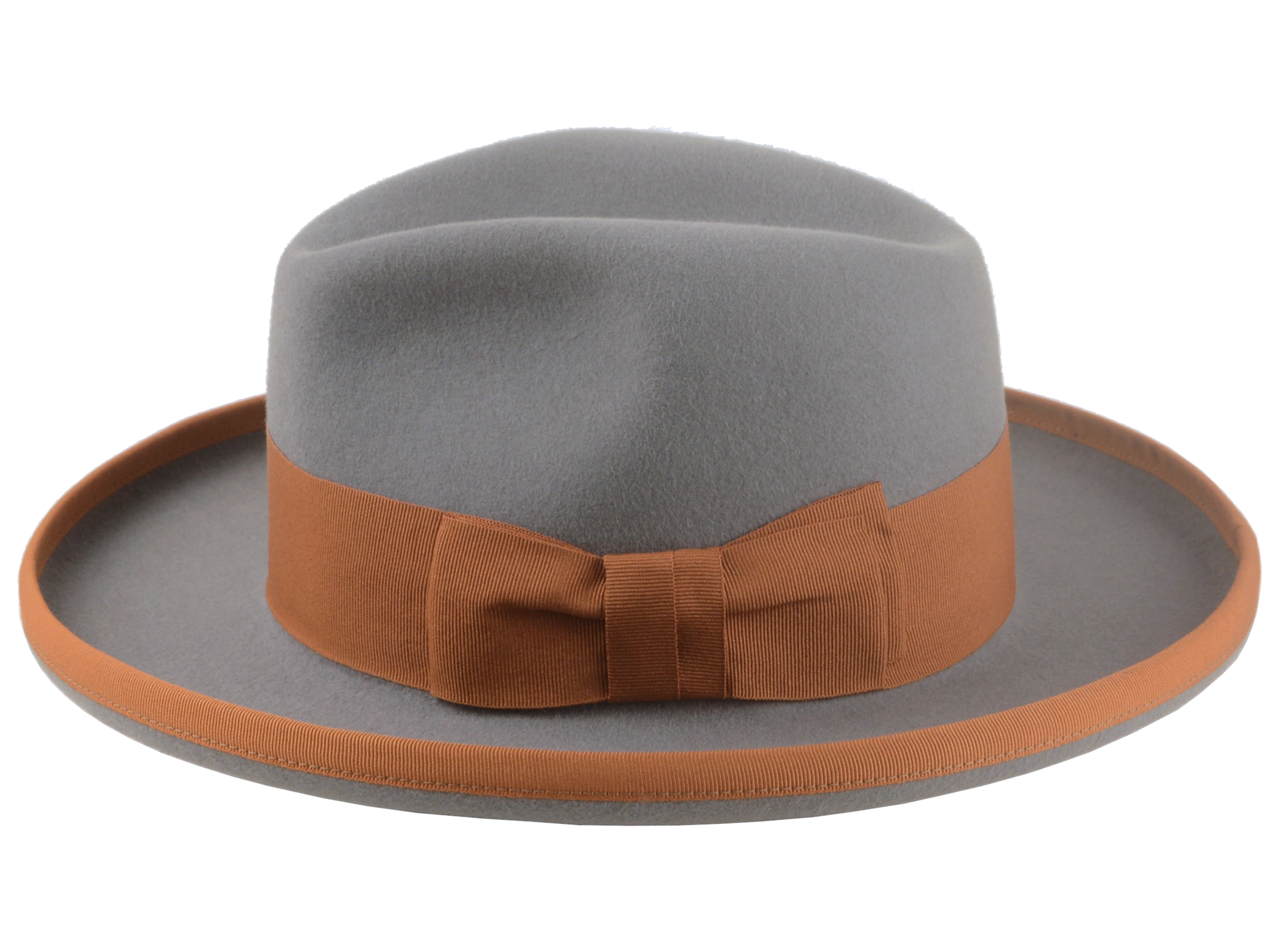 The Solaris -  Premium Fur Felt Wide-Brim Fedora Tailored for Men with Center Dent Crown and Rolled Brim | Agnoulita Quality Custom Hats 2