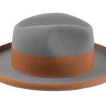 The Solaris -  Premium Fur Felt Wide-Brim Fedora Tailored for Men with Center Dent Crown and Rolled Brim | Agnoulita Quality Custom Hats 5