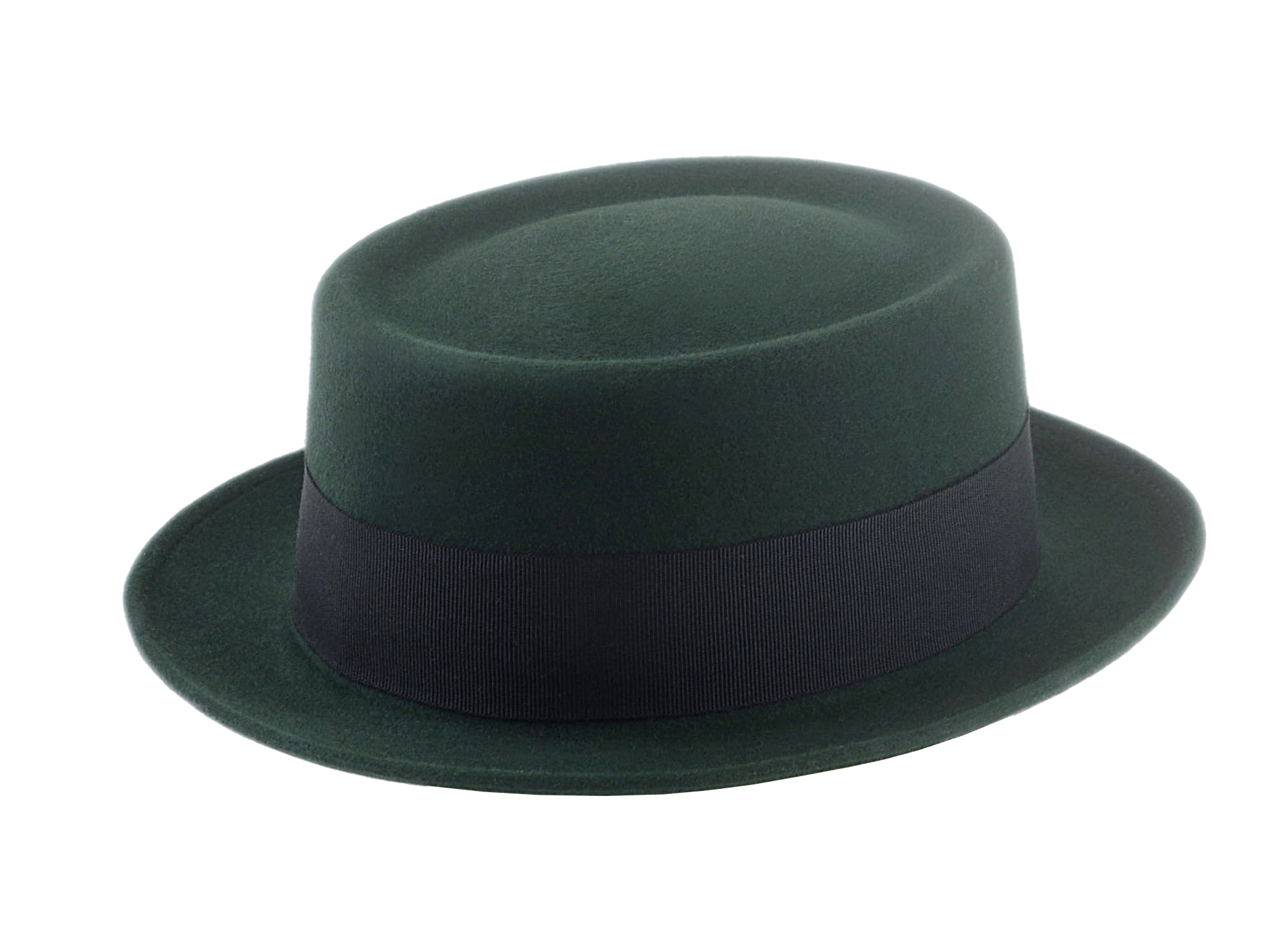 The SOLOIST | Agnoulita Custom Handmade Hats Agnoulita Hats 4 | Emerald, Porkpie, Rabbit fur felt, Telescope