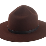 The LEMON SQUEEZER | Agnoulita Custom Handmade Hats Agnoulita Hats 4 | Campaign Hat, Rabbit fur felt