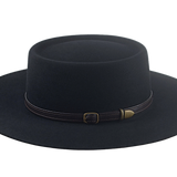 The TASCO | Agnoulita Custom Handmade Hats Agnoulita Hats 2 | Black, Rabbit fur felt, Telescope, Western Style