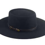 The TASCO | Agnoulita Custom Handmade Hats Agnoulita Hats 3 | Black, Rabbit fur felt, Telescope, Western Style
