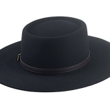 The TASCO | Agnoulita Custom Handmade Hats Agnoulita Hats 4 | Black, Rabbit fur felt, Telescope, Western Style