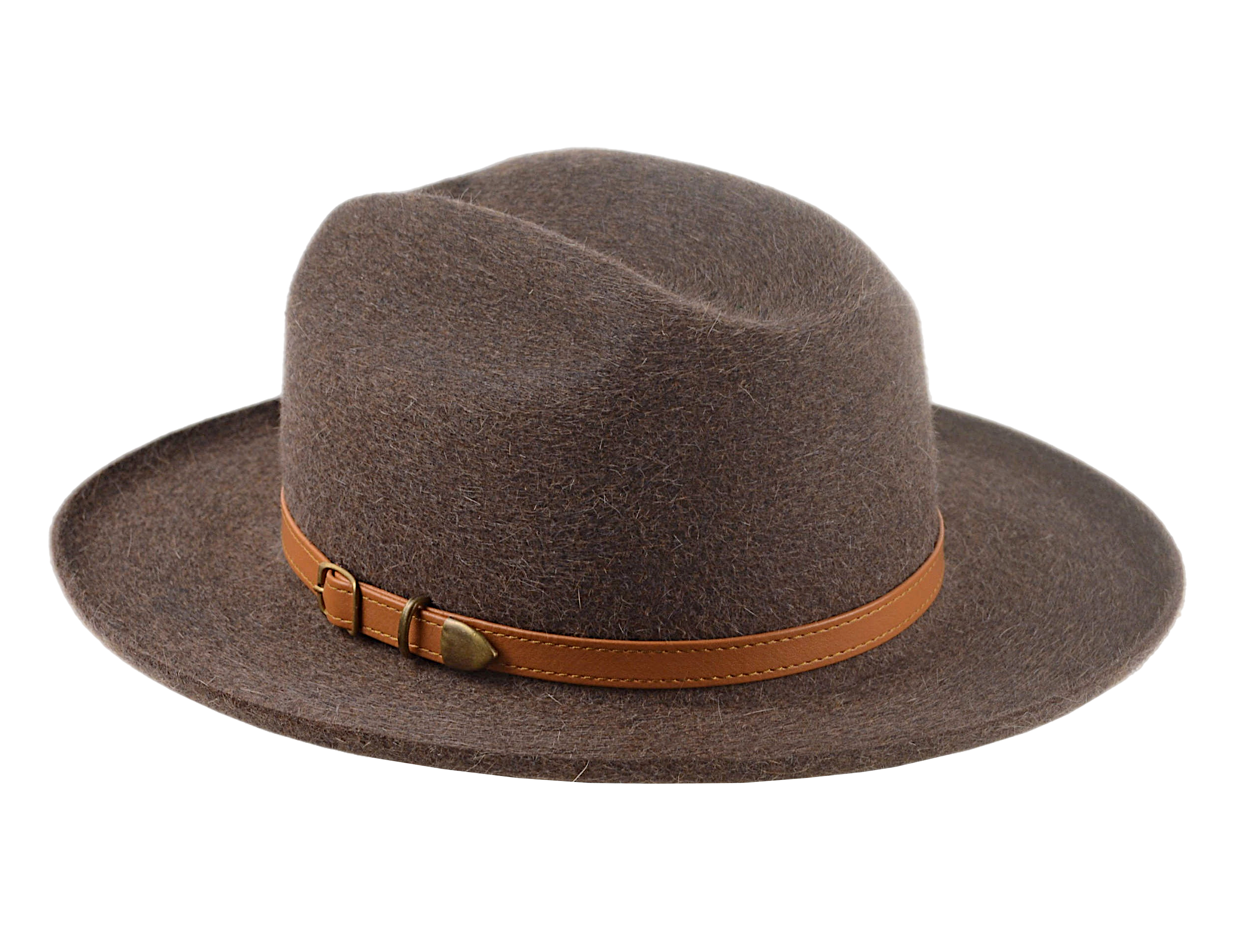 The TATOOINE | Agnoulita Custom Handmade Hats Agnoulita Hats 3 | Brown, Cattleman, Rabbit fur felt, Western Style