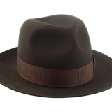 The Templar - Loden Green Beaver Fur Felt Indiana Jones Style Adventuring Poet Hat | Agnoulita Quality Custom Hats 6