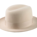 The TOBIN | Agnoulita Custom Handmade Hats Agnoulita Hats 4 | Cream, Men's Fedora, Rabbit fur felt, Single-crease