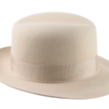 The TOBIN | Agnoulita Custom Handmade Hats Agnoulita Hats 5 | Cream, Men's Fedora, Rabbit fur felt, Single-crease