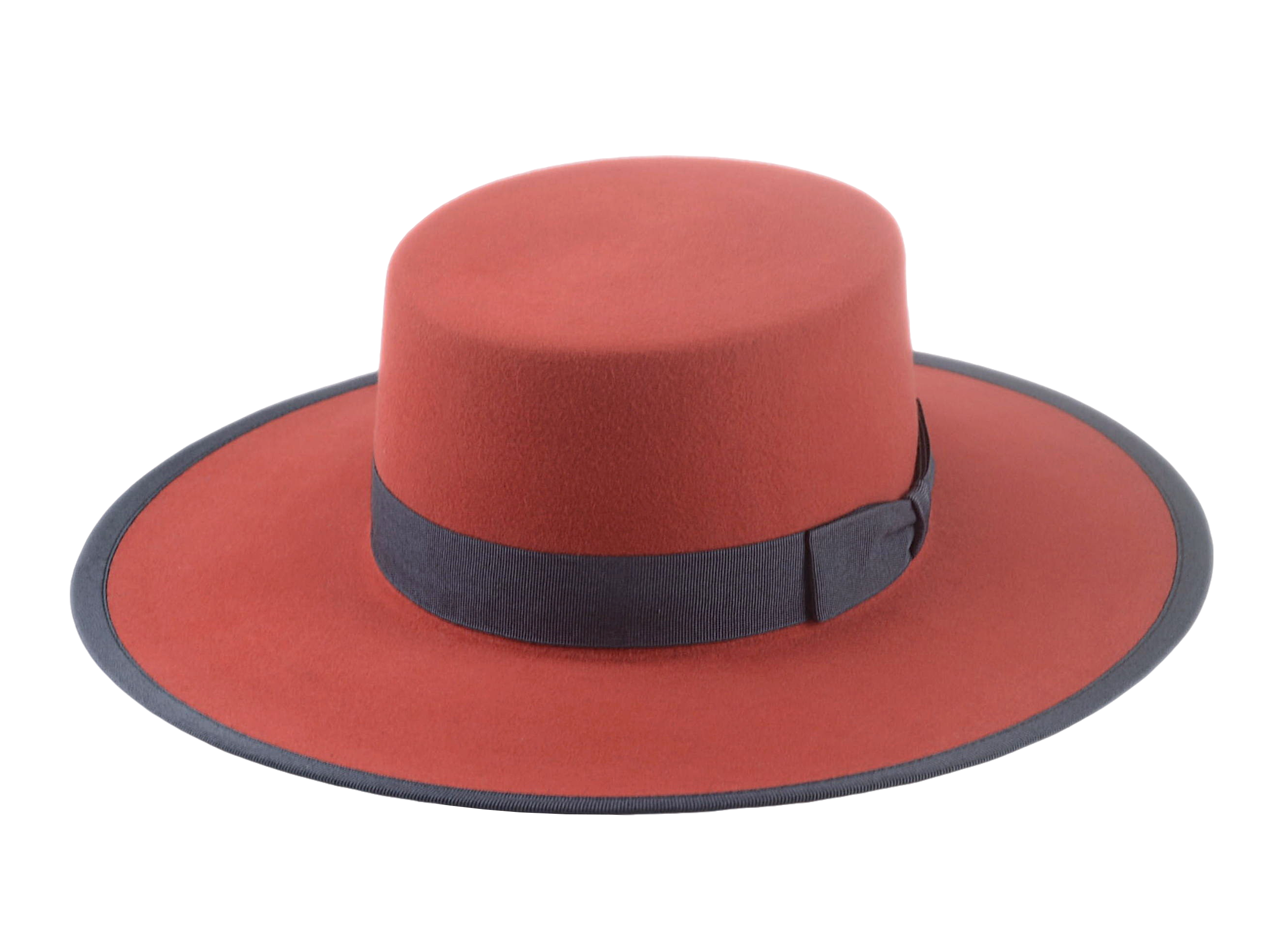 The TOWER | Agnoulita Custom Handmade Hats Agnoulita Hats 1 | Poppy Red, Rabbit fur felt, Western Style