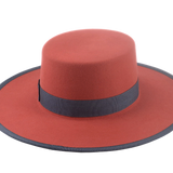 The TOWER | Agnoulita Custom Handmade Hats Agnoulita Hats 4 | Poppy Red, Rabbit fur felt, Western Style