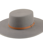 The TYCOON | Custom Handmade Western Style Hat Agnoulita Hats 1 | Grey, Pewter Grey, Rabbit fur felt, Western Style