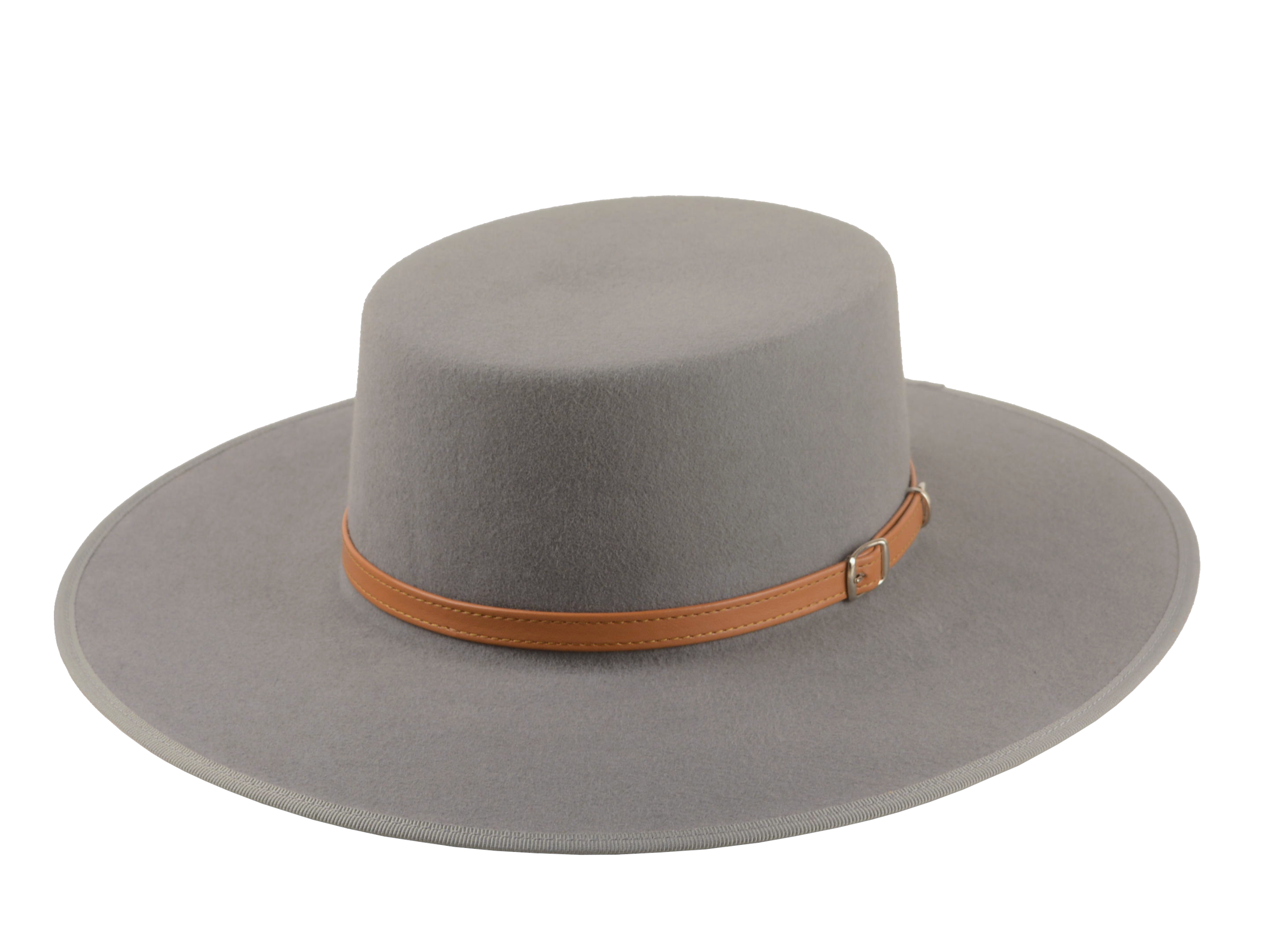 The TYCOON | Custom Handmade Western Style Hat Agnoulita Hats 1 | Grey, Pewter Grey, Rabbit fur felt, Western Style