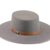 The TYCOON | Custom Handmade Western Style Hat Agnoulita Hats 3 | Grey, Pewter Grey, Rabbit fur felt, Western Style