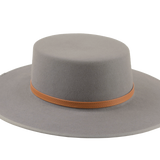 The TYCOON | Custom Handmade Western Style Hat Agnoulita Hats 5 | Grey, Pewter Grey, Rabbit fur felt, Western Style