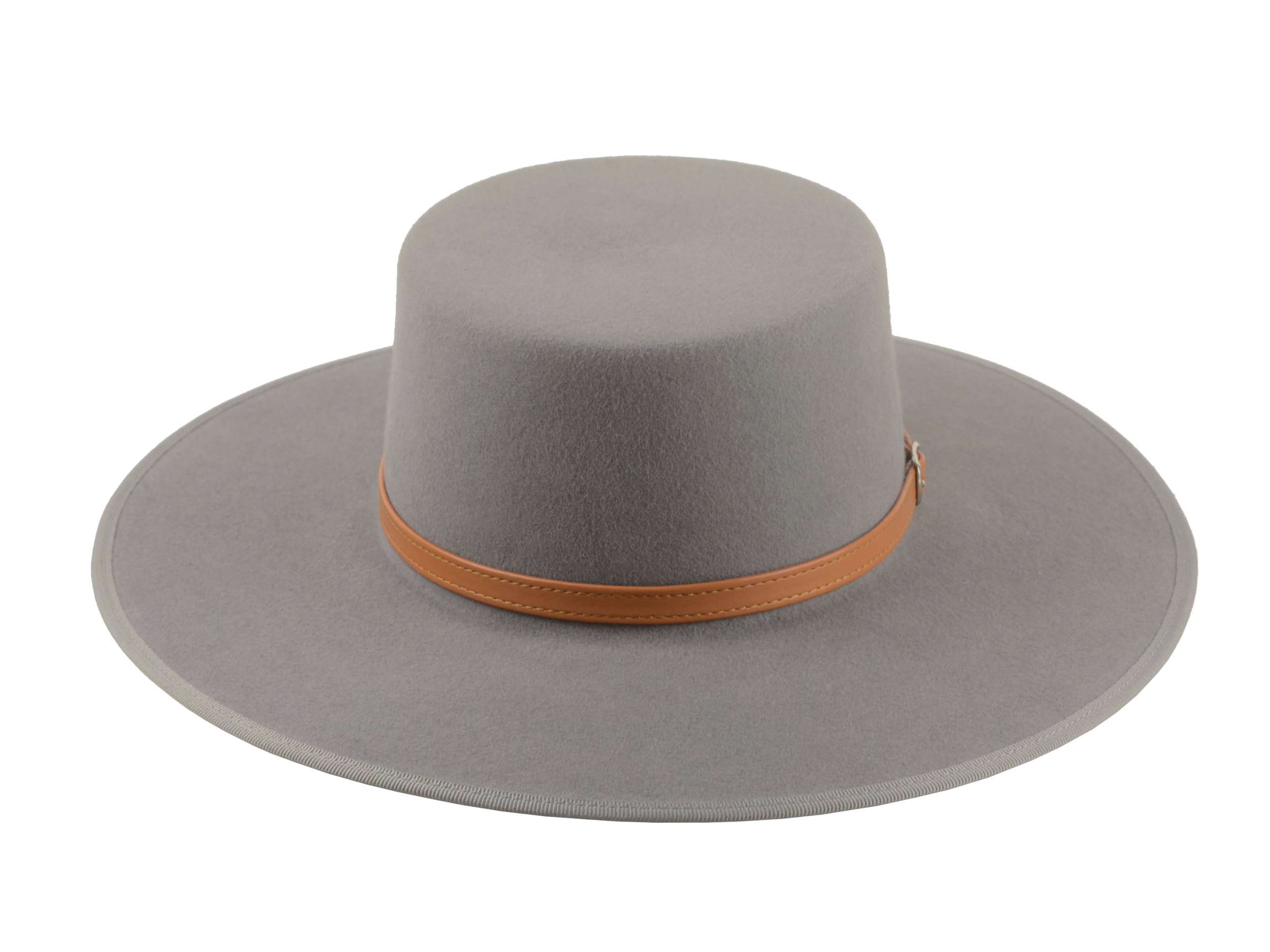 The TYCOON | Custom Handmade Western Style Hat Agnoulita Hats 6 | Grey, Pewter Grey, Rabbit fur felt, Western Style