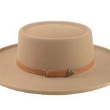 The Vista - Premium Fur Felt Gambler Cowboy Hat For Men in Light Camel Color | Agnoulita Quality Custom Hats 2