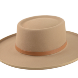 The Vista - Premium Fur Felt Gambler Cowboy Hat For Men in Light Camel Color | Agnoulita Quality Custom Hats 4