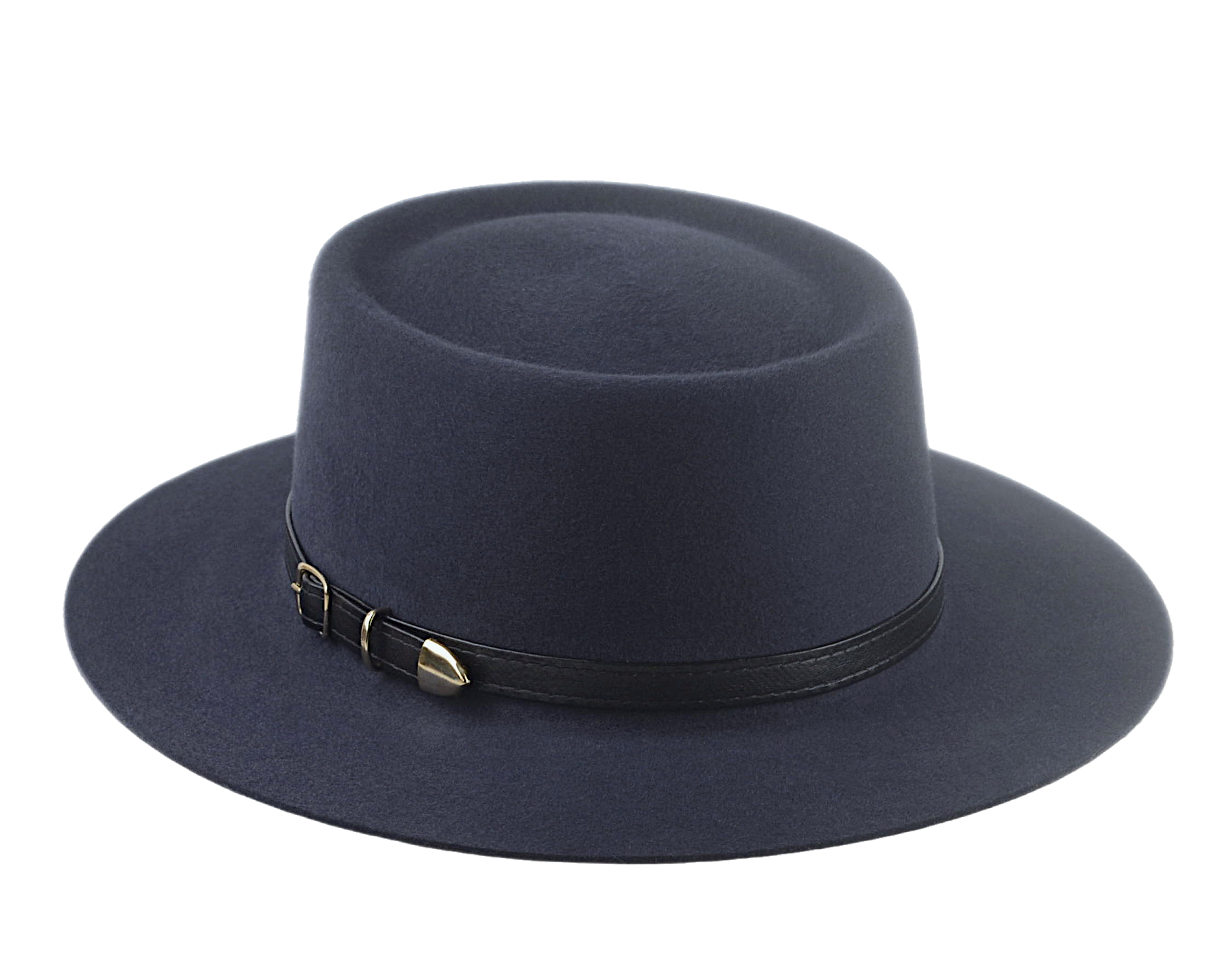  Agnoulita Hats 3 | Black, Rabbit fur felt, Telescope, Western Style
