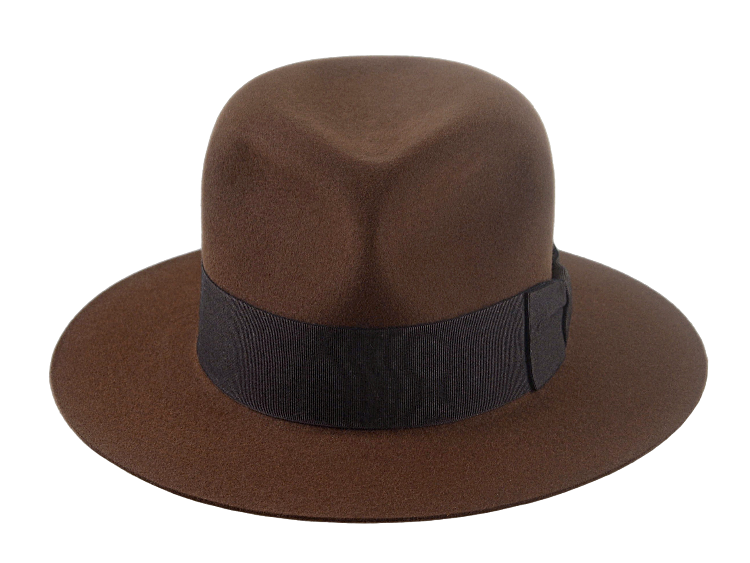 The VOYAGER | Agnoulita Custom Handmade Hats Agnoulita Hats 6 | Brown, Explorer, Men's Fedora, Rabbit fur felt