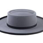 The WILD BILL | Agnoulita Custom Handmade Hats Agnoulita Hats 5 | Grey, Rabbit fur felt, Telescope, Western Style