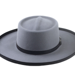The WILD BILL | Agnoulita Custom Handmade Hats Agnoulita Hats 6 | Grey, Rabbit fur felt, Telescope, Western Style