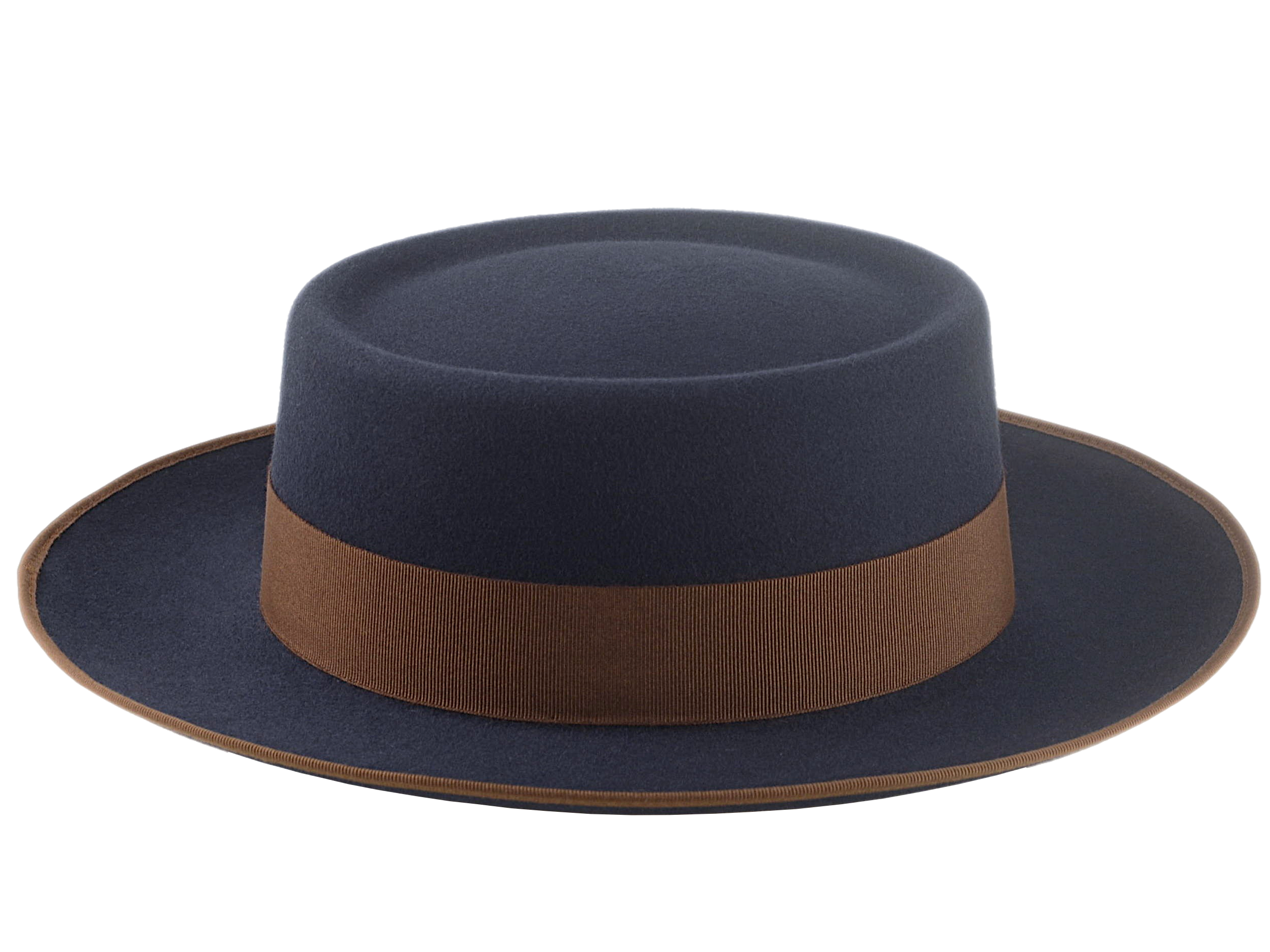 The ZODIAC | Agnoulita Custom Handmade Hats Agnoulita Hats 5 | Men's Fedora, Rabbit fur felt, Slate Grey, Telescope