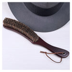 Deluxe Curved Horsehair Hat Brush