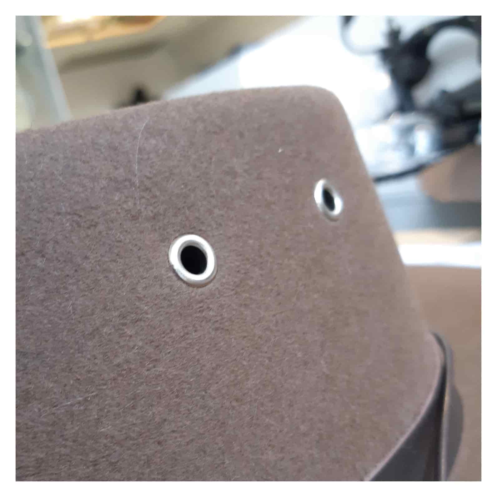 Agnoulita Hats Ventilation Holes Example - How do they look?